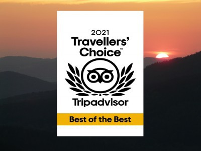 Tripadvisor TC Award 2021 Best of the Best met Zonsondergang