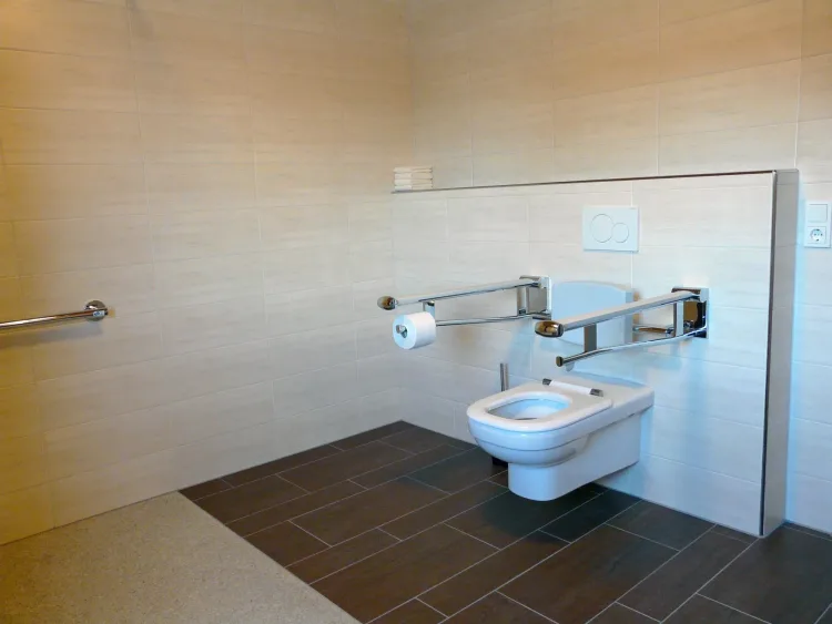Barrierefreie Badezimmer Erho╠êhte Toilette ORG